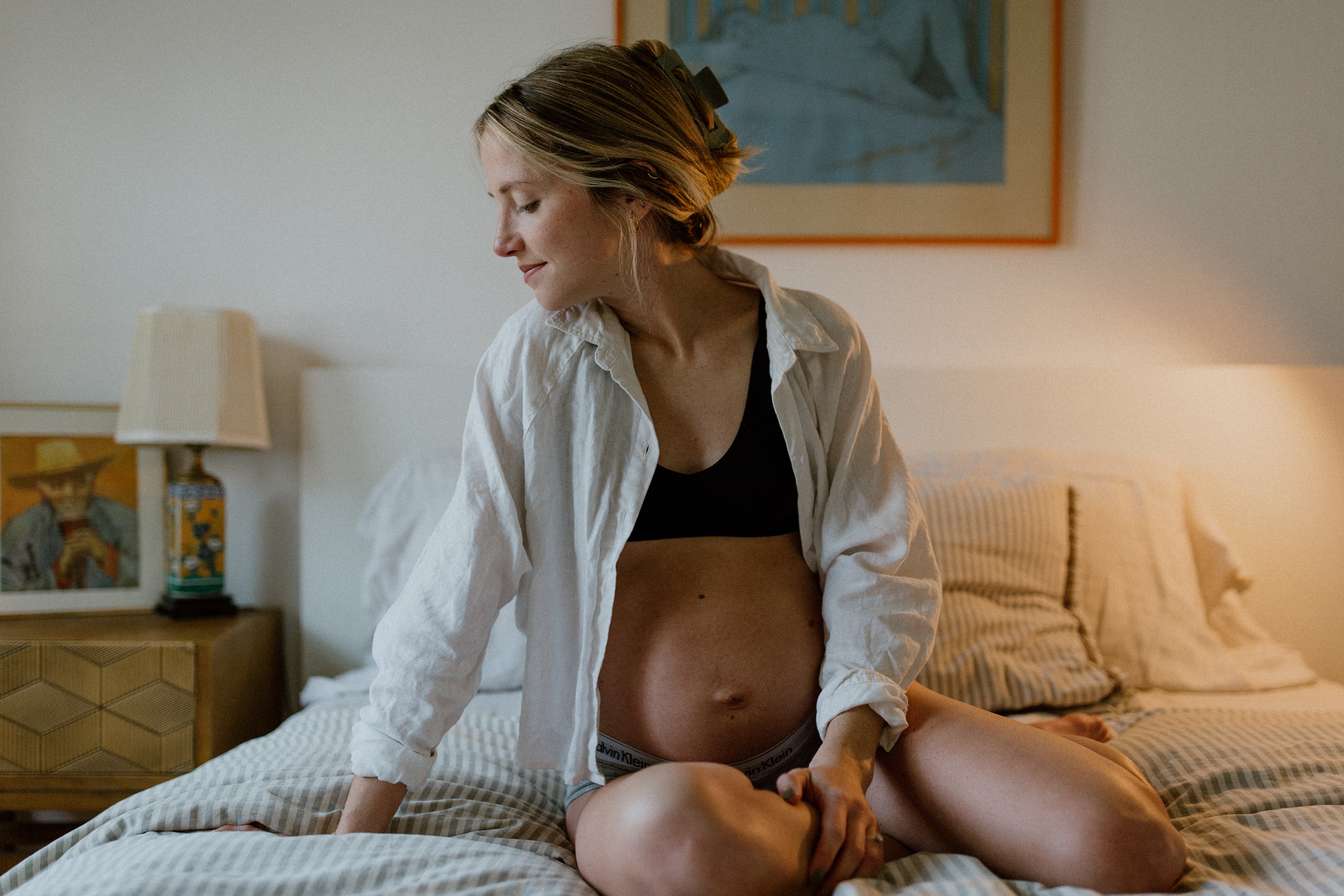 An Intimate In-Home Maternity Photoshoot | Colorado Springs